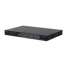 Dahua DH-PFS4226-24GT-370 24-портовый гигабитный управляемый коммутатор с PoE, уровень L2